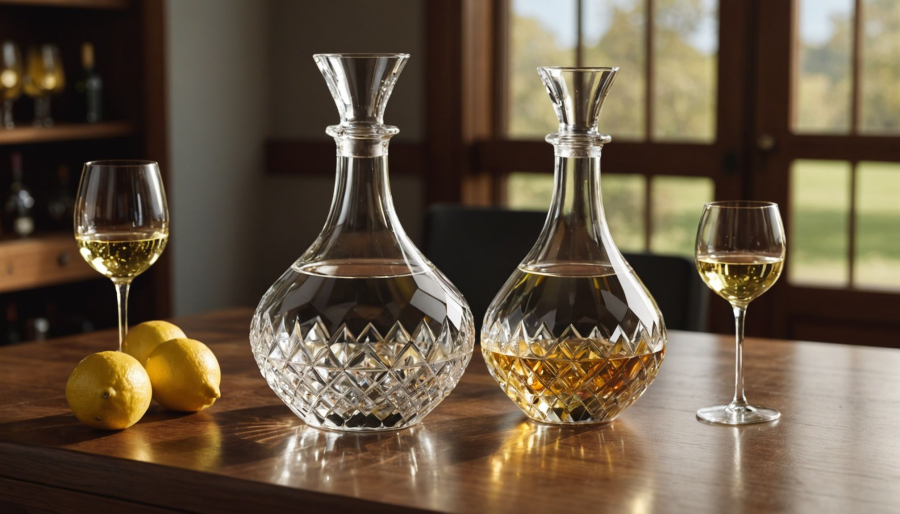 Was macht eine handgefertigte kristallkaraffe besonders?